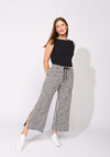 Amelia houndstooth knit pant