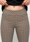 Catherine Brown Plaid Slimming Pant