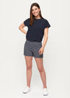 Isabella Navy Anchored Short