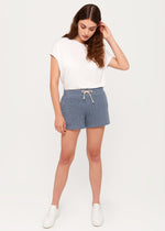 Ava Blue Knit Short