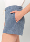 Ava Blue Knit Short