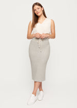 Rose pencil jogger skirt