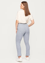 Emma Sky Blue Waffle Knit Trouser