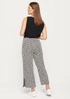 Amelia houndstooth knit pant