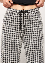 Amelia houndstooth knit pant