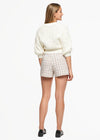 Lily Beige Plaid Short