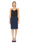 Katie Navy Pencil Skirt
