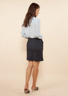 Lelia Denim Skirt with Pockets