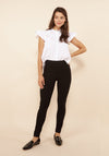 Jessica Black Biker Pant With Side Pockets