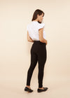 Jessica Black Biker Pant With Side Pockets