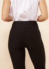 Jessica Black Biker Pant With Side Pockets