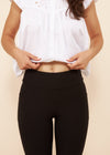 Jessica Black Biker Pant With Side Pockets